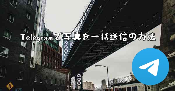 Telegramで写真を一括送信の方法