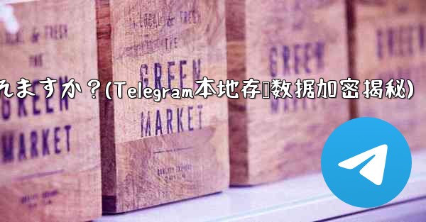 Telegram の「ローカル ストレージ」データはどのように暗号化されますか？(Telegram本地存储数据加密揭秘)