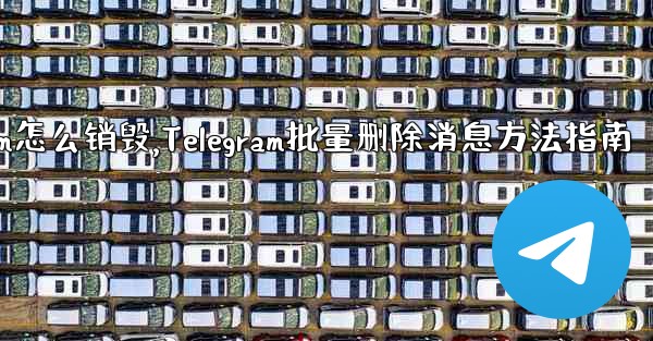 telegram怎么销毁,Telegram批量删除消息方法指南