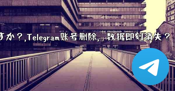 Telegram アカウントを削除すると、すべてのデータがすぐに消えますか？,Telegram账号删除，数据即刻消失？