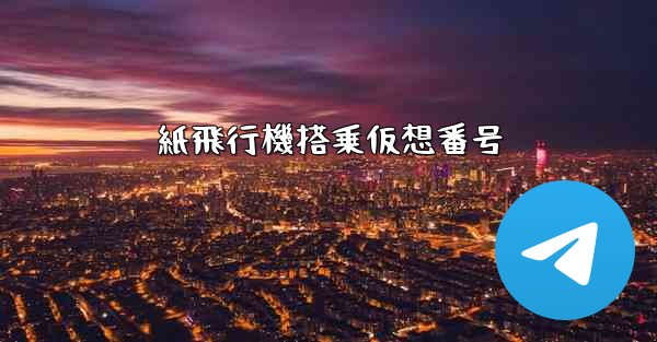 紙飛行機搭乗仮想番号
