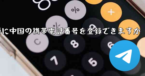 飛行機に中国の携帯電話番号を登録できますか