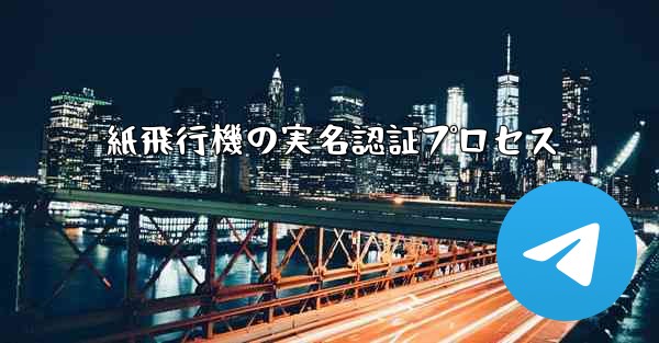 紙飛行機の実名認証プロセス
