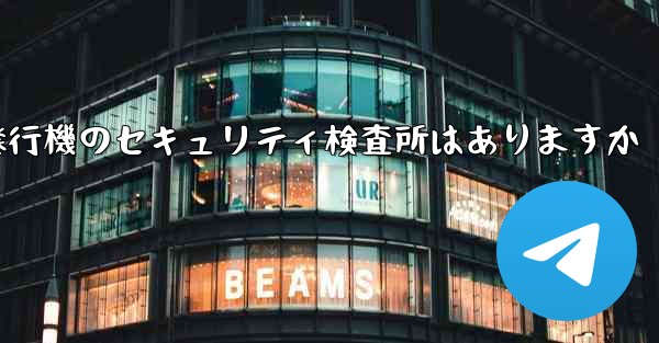 紙飛行機のセキュリティ検査所はありますか
