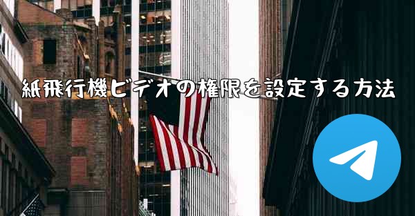 紙飛行機ビデオの権限を設定する方法