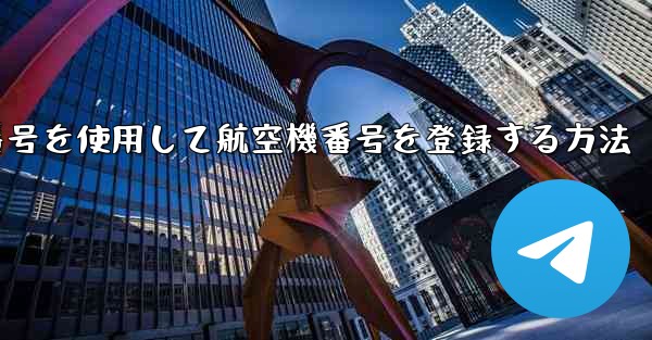 仮想番号を使用して航空機番号を登録する方法