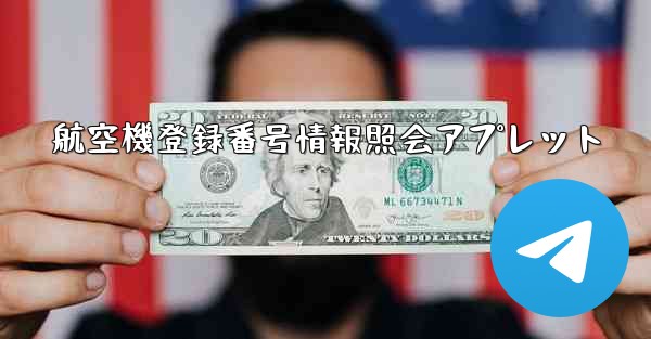 航空機登録番号情報照会アプレット