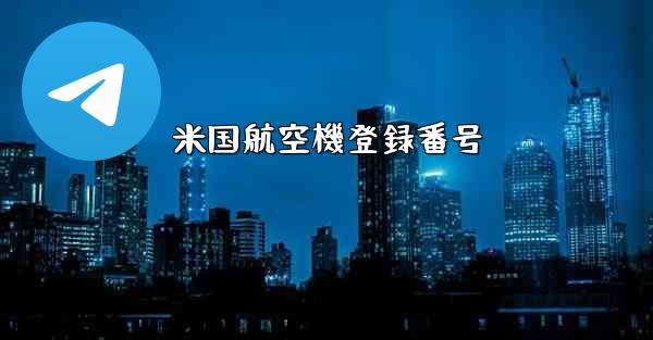 米国航空機登録番号