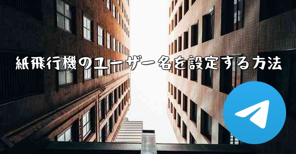 紙飛行機のユーザー名を設定する方法