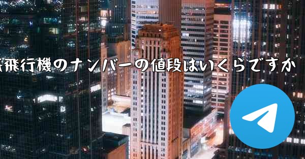 紙飛行機のナンバーの値段はいくらですか