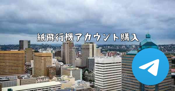 紙飛行機アカウント購入