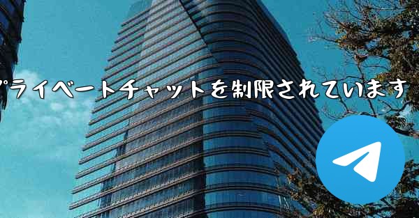 紙飛行機はアクティブなプライベートチャットを制限されています