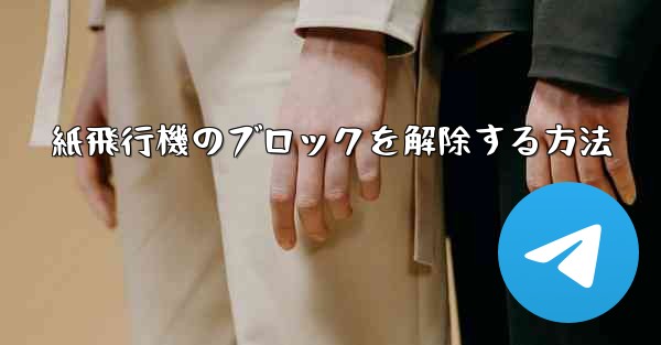 紙飛行機のブロックを解除する方法