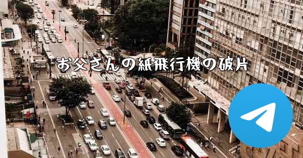 お父さんの紙飛行機の破片