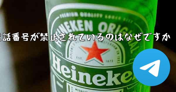 Paper Plane の携帯電話番号が禁止されているのはなぜですか