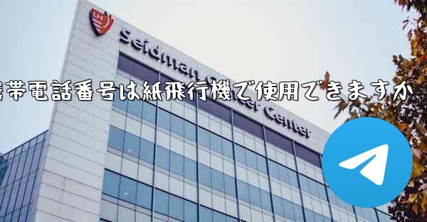 中国の携帯電話番号は紙飛行機で使用できますか