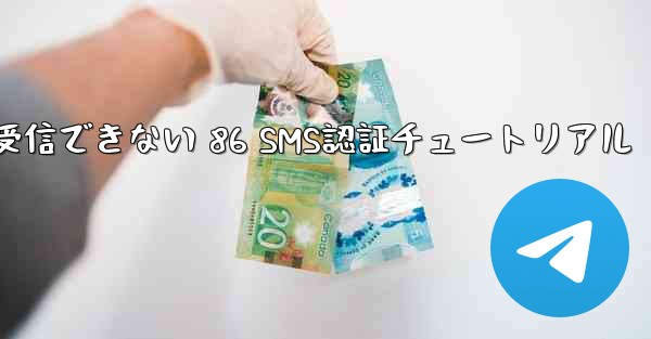 紙飛行機が受信できない 86 SMS認証チュートリアル