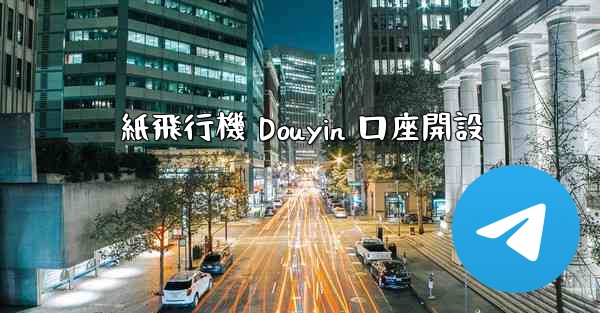 紙飛行機 Douyin 口座開設