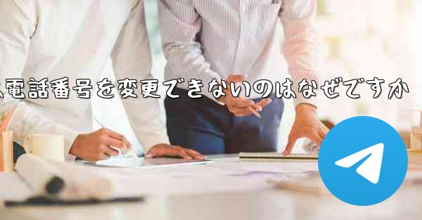 Paper Plane では電話番号を変更できないのはなぜですか