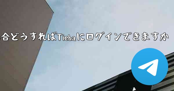 Paper Planeにログインする際に認証コードが届かない場合どうすればTiebaにログインできますか