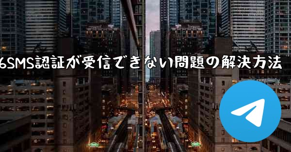 紙飛行機86SMS認証が受信できない問題の解決方法