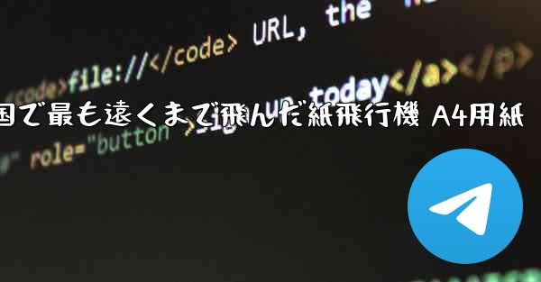 中国で最も遠くまで飛んだ紙飛行機 A4用紙