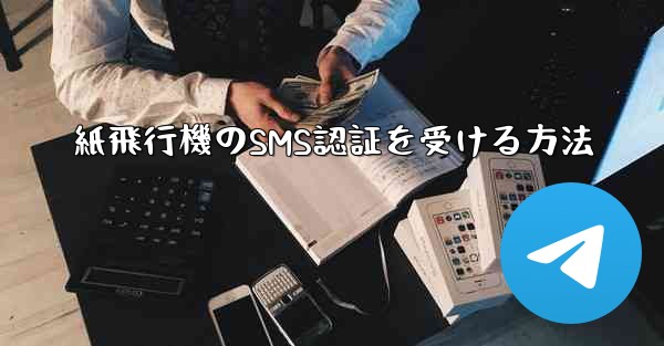紙飛行機のSMS認証を受ける方法