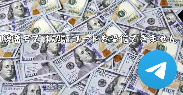 紙飛行機の国内線番号では認証コードを受信できません