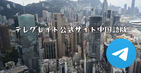 テレグレイト公式サイト中国語版