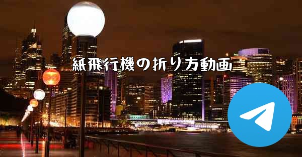 紙飛行機の折り方動画