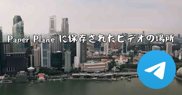 Paper Plane に保存されたビデオの場所