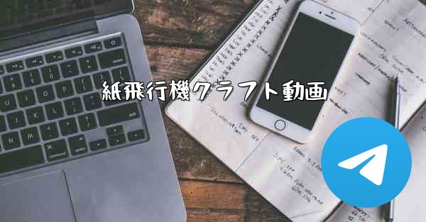 紙飛行機クラフト動画