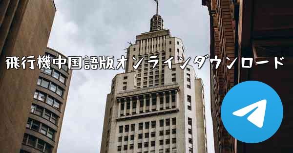 飛行機中国語版オンラインダウンロード