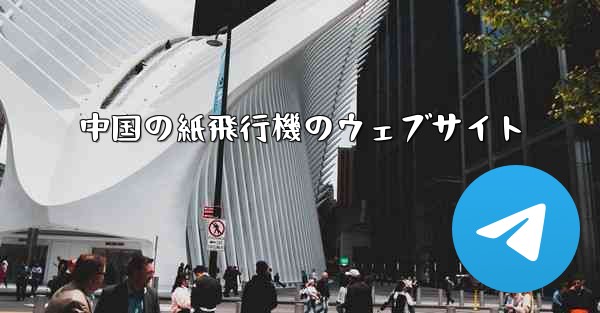 中国の紙飛行機のウェブサイト