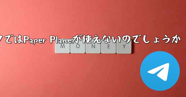 なぜ国内ネットワークではPaper Planeが使えないのでしょうか