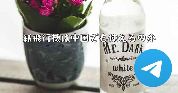 紙飛行機は中国でも使えるのか