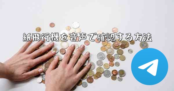 紙飛行機を音声で確認する方法