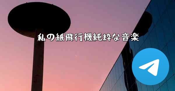 私の紙飛行機純粋な音楽