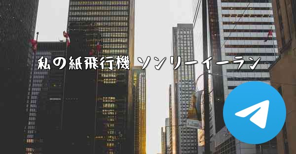 私の紙飛行機 ソンリーイーラン