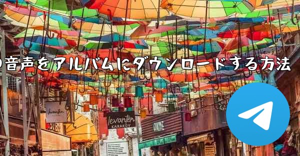 紙飛行機の音声をアルバムにダウンロードする方法