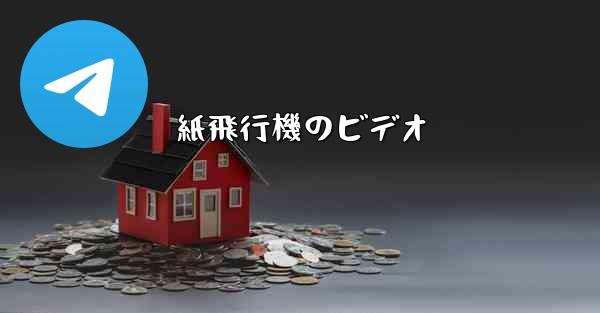 紙飛行機のビデオ