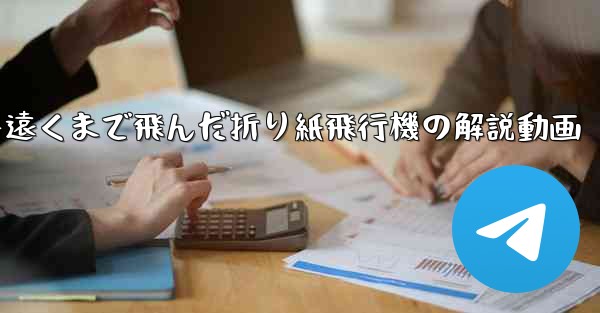 一番遠くまで飛んだ折り紙飛行機の解説動画