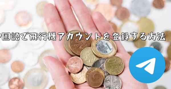 中国語で飛行機アカウントを登録する方法