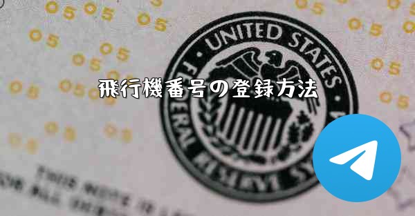 飛行機番号の登録方法
