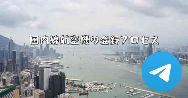 国内線航空機の登録プロセス