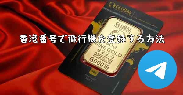 香港番号で飛行機を登録する方法