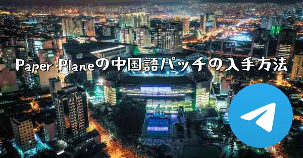 Paper Planeの中国語パッチの入手方法