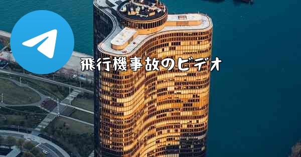 飛行機事故のビデオ