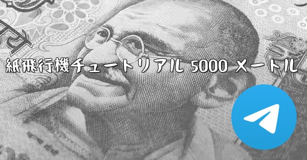 紙飛行機チュートリアル 5000 メートル