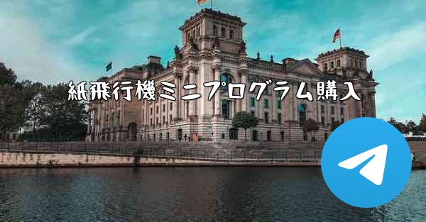 紙飛行機ミニプログラム購入